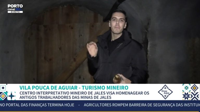 Reportagem do programa “Viver Aqui” do Porto Canal no Centro Interpretativo Mineiro de Jales